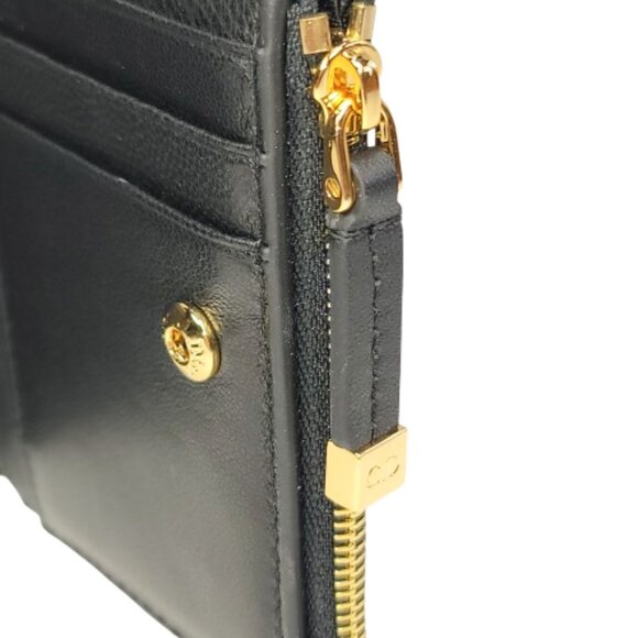 Miss Dior Dahlia Wallet Black Lambskin with Quilted Miss Dior Allover Motif - Picture 8 of 9